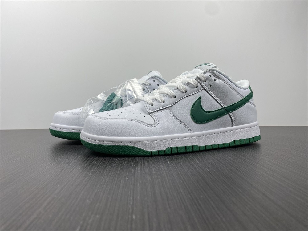 nike dunk low white green noise(w) dd1503-112