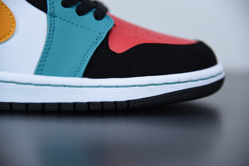 air jordan 1 mid "multi-color" 554724-125