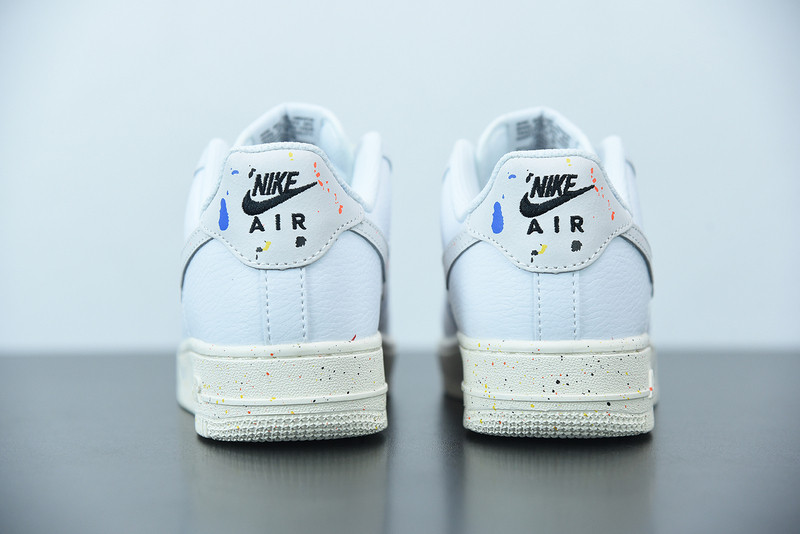 nike air force 1 low 07 lv8 paint splatter white cz0339-100