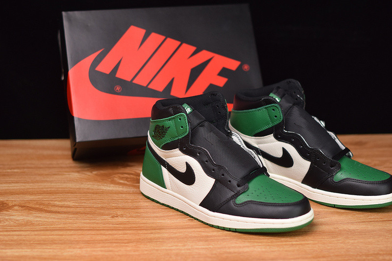 air jordan 1 retro high og "pine green" 555088-302