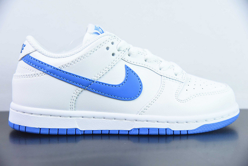 toddler nike dunk low ps ''summit white hyper royal'' dh9756-105