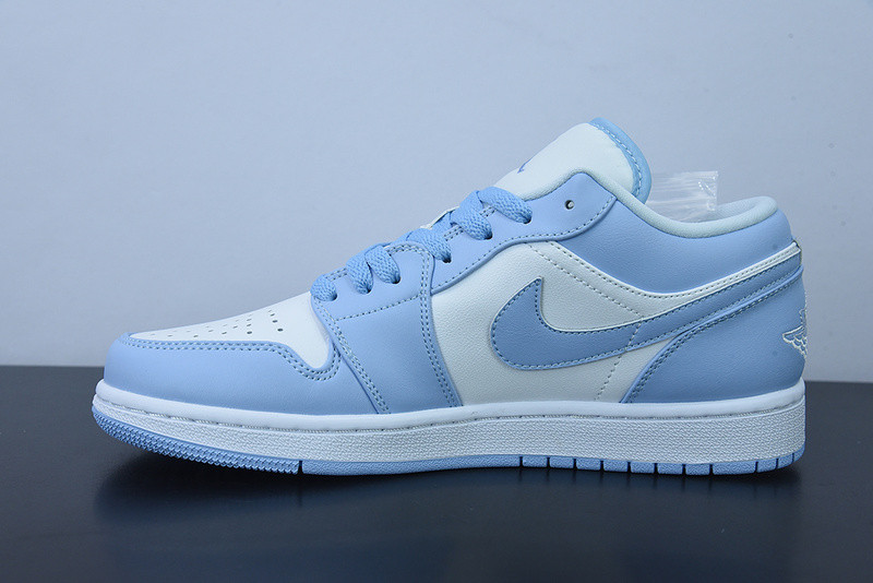 air jordan 1 low white ice blue (women