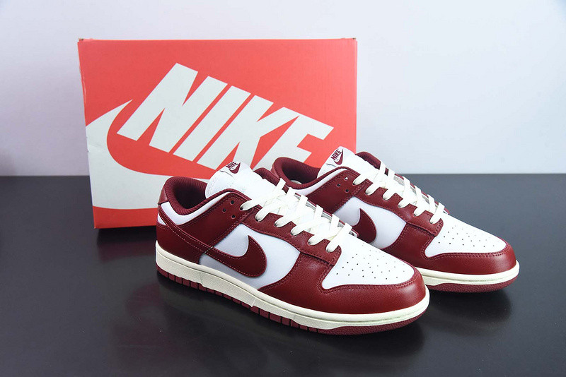 nike dunk low prm vintage team red (women